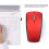 Wireless Mini Slim 2.4G Optical Mouse for Laptop Tablet Red 11