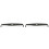 2X 2 Tooth 2T Universal Thicken Trimmer Blade Knife for Strimmer Brushcutter Replace 1