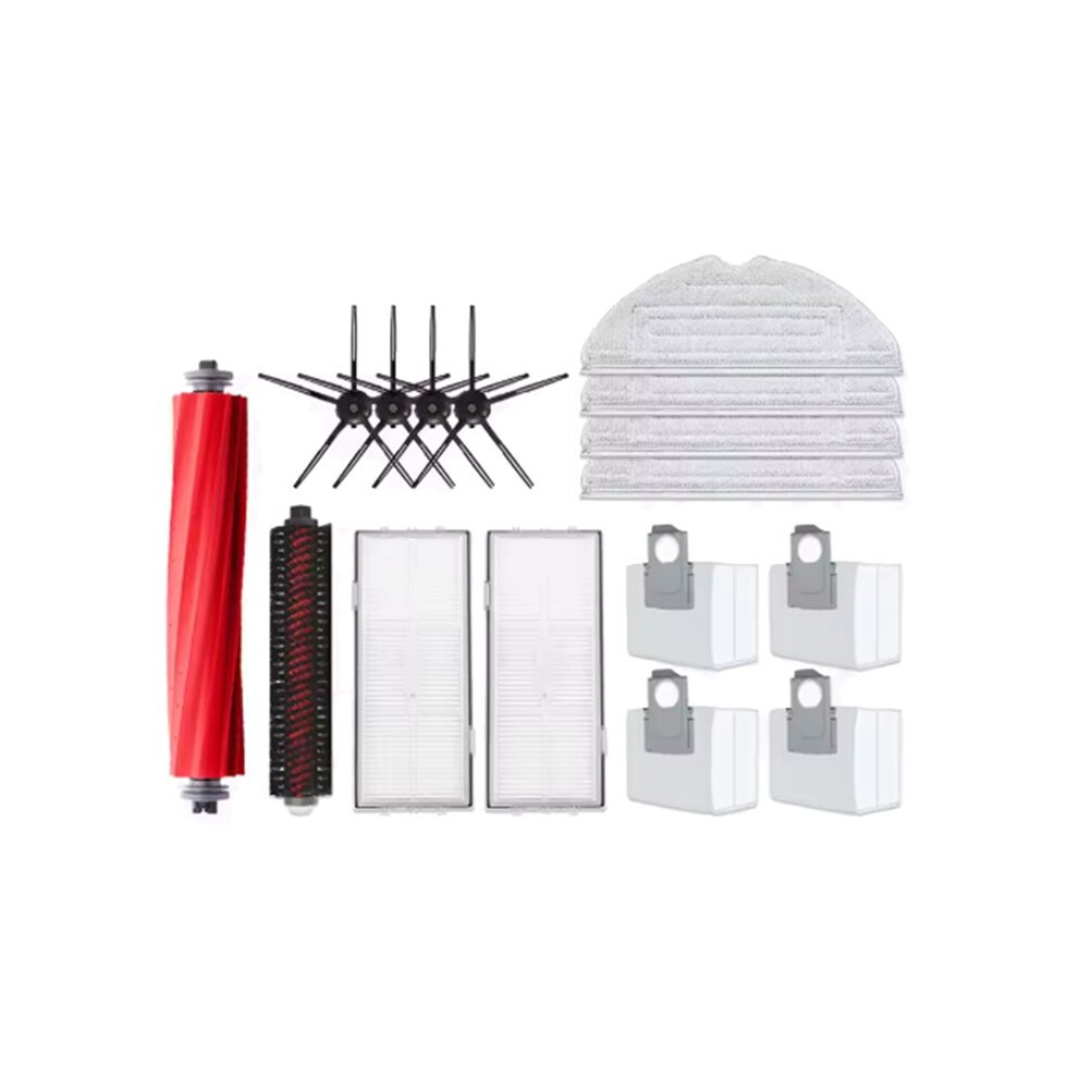 16 Pcs For S7 Maxv Ultra / S7 Pro Ultr Vacuum Main Side Brush Mop Filter Dust Bags 4711228418565