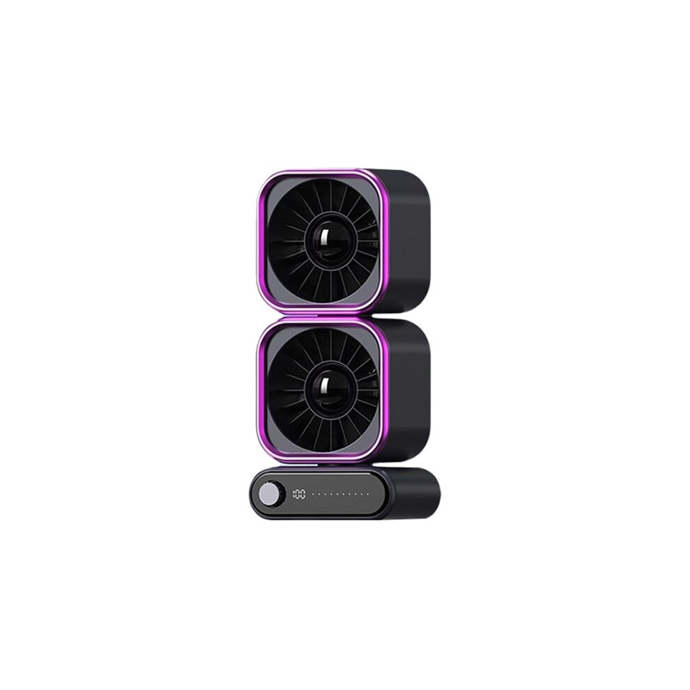 High-Speed Desktop Fan Dual- Rotating Air Circulation Desktop Fan 4000Mah Battery Rechargeable100 Speed Adjustable B 4711551454629
