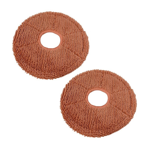 2pcs Mop Cloth for MOVA MOBIUS 60/Mova  MOBIUS Vacuum Lock-in Temperature Mop Cloud-Soft Microfiber Cloth B