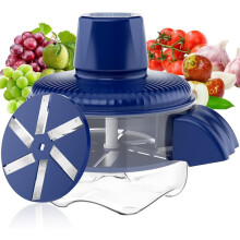Éplucheur Automatique, Éplucheur Électrique Amélioré à 6 Lames pour Raisins, Tomates Cerises et Ail, Rechargeable Sans Fil
