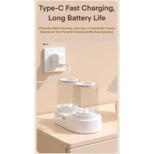 Portable Twin-Tub Washer with Light Color Care, Dual 1.5L Wash, 2 Modes Compact Laundry for Apartment