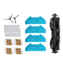 13 Pcs for Redkey R10 Vacuum Accessories Main Side Brush Mop Filter Dust Bags
