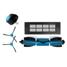 Kit Robot Aspirateur pour Conga 3090 3091 3092 - Accessoires : Brosse Principale, Filtre et Roue
