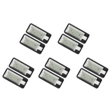 10x Car LED License Number Plate Light Lamp White for - A3 S3 8P A4 B6 B7 A5 A6 4F Q7 A8 S8 C6