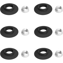 Pack of 6X Replacement Flush Valve Seal & Clips for Ideal Standard Armitage Shanks Flush Valves SV01967