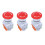 3X Red Mushroom Cap 1NO 1NC Emergency Stop Push Button  AC 660V 10A 1