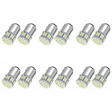 12Pz 6000K Bianco 1157 50SMD Lampadina Luci Freno un LED Lampadina BAY15D 12V