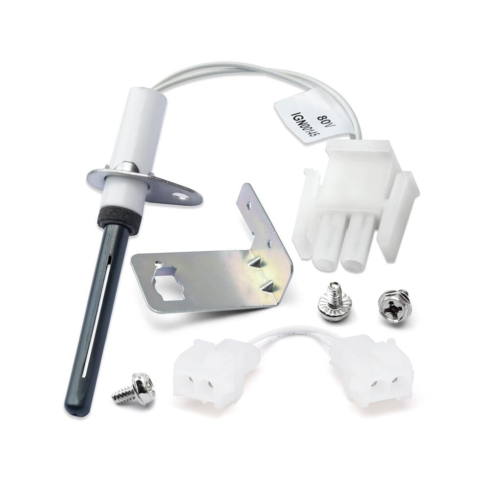 Ign00145 Upgraded Furnace Ignitors W/Male Plug & Mounting Screws Kit 80 Volt Silicon Nitride For Trane Ign145 6034266191893