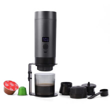 Draagbare Espressomachine met Verwarmingsfunctie, Oplaadbare Espressomachine voor op Reis en op Kantoor