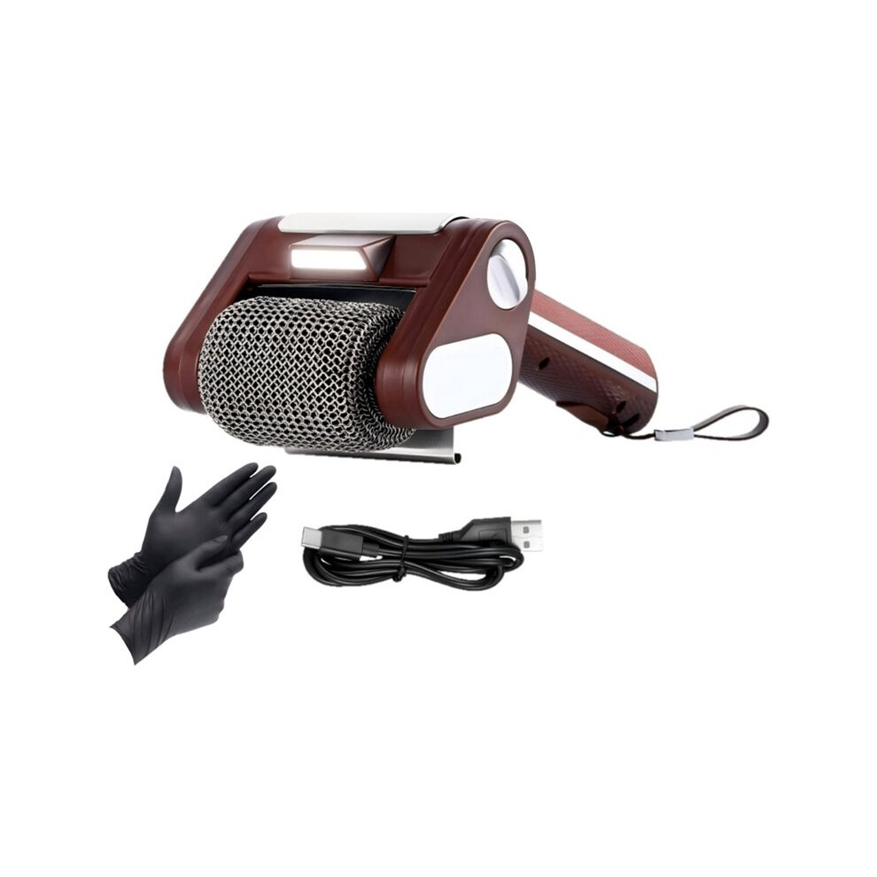Cordless Electric Grill Brush For Outdoor Barbecues Rechargeable Bbq Tool With 350 Rpm Stainless Roller, Led Light 4711775120379
