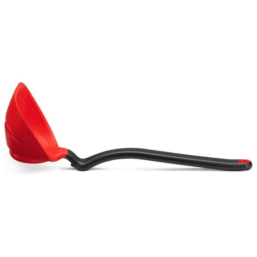 Foldable Flat Soup Spoon, Convenient and Creatives Soup and Rice Spoon Fladle Fold-Flat Spoon