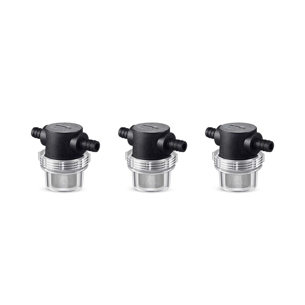 3X Water Pump Strainer,3/8 Inch Hose Barb In- Strainer Twist- Pipe Sprayer Filter For Water Pump 12V 80Psi 6034093400236