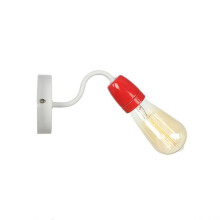 Colorful Ceramic LED Wall Lamp Loft Living Room Bedroom Bedside Lamp Bathroom Mirrors Wall Sconce Lamp Red