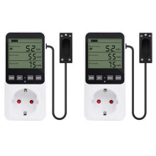 Digital Temperature Humidity Controller Socket Thermostat Heating Cooling Regulator Outlet EU Plug