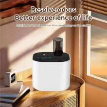 Rechargeable Pure Essential Oil Aroma Diffuser Fresh Air Home Scent Waterless Fragrance Nebulizer for Home Office