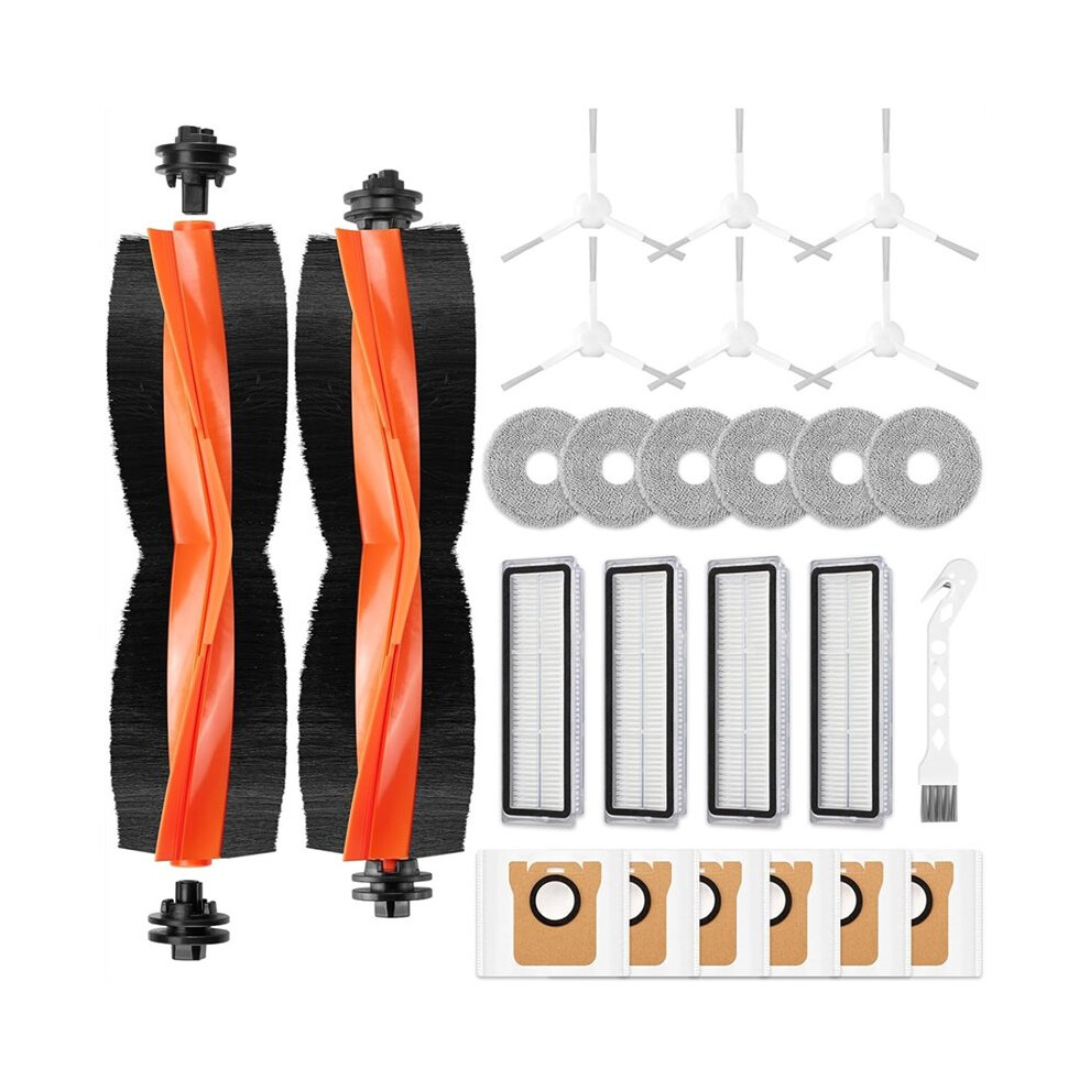 Accessory For X20+ / X10+ Robot Vacuum Cleaner, Main Brushes, Mop Pads,Dust Bags, Side Brushes, Hepa Filters 4712478002979