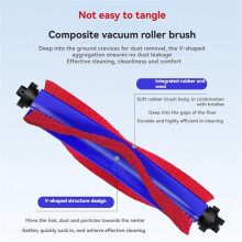 Vacuum Main Roller Brush HEPA Filter Side Brush for Spot+Scrub Ai Robot Vacuum Replacement Parts