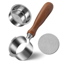 Bodenloser Siebträger 51 mm für CASABREWS CM5418, 5418Pro & 3700Essential - Edelstahl-Siebträger mit 3 Ohren