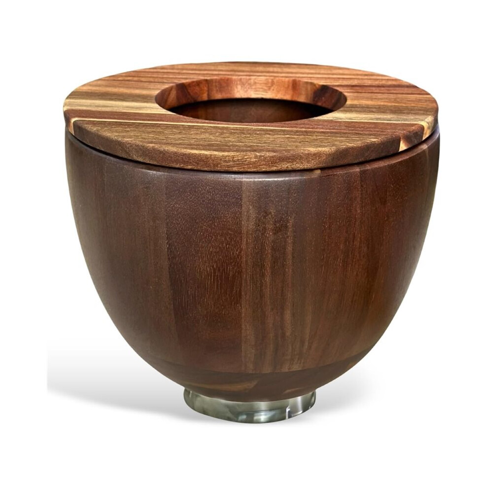 Wooden Mixing Bowl With A -Proof Lid For 4.5 & 5 Qt Tilt- Stand Mixers,Natural Acacia Wooden Bowl 6033957374911