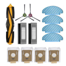 13 Stuks Stofzuigerzakken voor de voor voor Deebot N8/N8 Pro/OZMO T8/T8 PURE/T9/T9+ Stofzuiger, Inclusief Zijborstel, Dweilfilter en