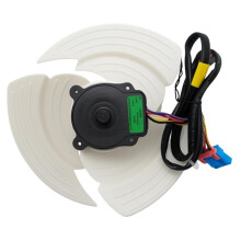 EAU65058502 Refrigerator Freezer Condenser Fan Motor with Blade, for  for , Replaces EAU65058501 EAU64843805