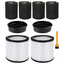 90304 HEPA-Ersatzfilter und Schaumstofffilter für 90304 Nass-/Trockensauger Zubehör