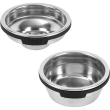 2pcs Single & Double Cup Coffee Filter Basket for  Luxe Cafe ES601 & ES701, Pressurized Portafilter Basket