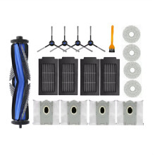 18 Pcs for T50 PRO OMNI / T50 OMNI Vacuum Accessories Main Side Brush Mop Filter Dust Bags