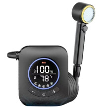 Rechargeable Portable Shower Pump - 6.0L/Min High Camping Shower for Outdoor, Jobsite, Dorm & Home Use
