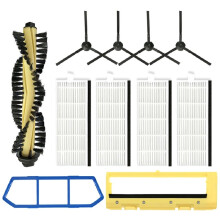 Geschikt voor Chuwi A4 A4S A40 X432 Roller Hoofdborstel Zijborstel HEPA-Filter Zeef / Amibot Spirit Robotstofzuiger Kit