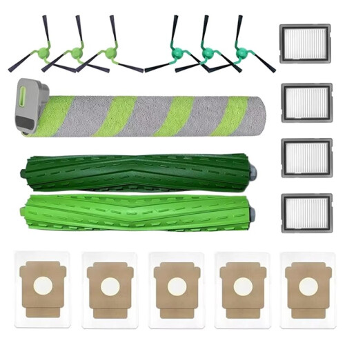 Replacement Kit for Max 705 Combo, Brush Rollers, Cleaning Roller,HEPA Filters,Dust Bags, Side Brushesit