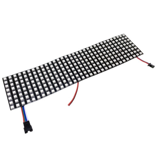 WS2812 Flexible LED Screen 8x32cm Individually Addressable Digital Panel Light  5V
