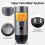 Portable Espresso Coffee Machine Heating Coffee Maker Rechargeable Espresso Machine for Travel Office 4