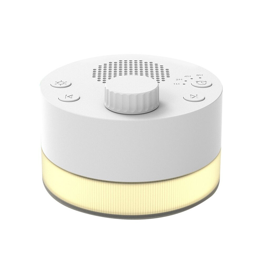 Melitt Portable Sound Machine & Night Light, White Noise Sound Machine For Baby & Adults With 24 Soothing Sounds Rechargeable
