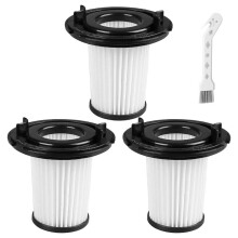 3Pack Replacement HEPA Filter for WHALL EV-691 Cordless Vacuum Cleaner,Washable Vacuum Filter W/1 Cleaning Brush