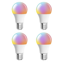 Bombilla LED Inteligente, Bombilla RGB, 15 W para Uso Doméstico, Luz Ambiental Que Cambia de Color, Control Remoto, Bombilla Colorida