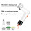 Electric Cleaning Brush Multi-Function Home Kitchen Pot Scrubber Handheld Automatic Cleaning Brush White 3