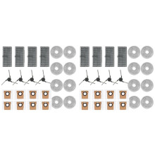 2Satz für  Mijia M40 D110CN Roboterstaubsauger Ersatzteile Verbrauchsmaterial Wischtuch Staubbeutel Hepa-Filter