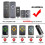 HS4 40.685MHz Remote Control for HS2, HS4, HSE2, HSM2, HSM4 Compatible Gate Openers 2