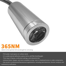 3W Magnetic Work Light LED Machine Light with Flexible Gooseneck and Magnetic Base Shop Tool Lamp for Lathe B