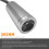Lâmpada de Trabalho Magnética de 3W com LED, Haste Flexível e Base Magnética, Ideal para Tornos e Máquinas B 4