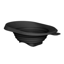 Leak-Proof Silicone Funnel Deflector for Slushie Machine Models-for Juice Blenders, Smoothie Makers Black