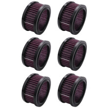 6X Universeel Vervangend Luchtfilterinlaatfilter voor Motorfietsen voor Sportster Xl 883 1200 48 2004-2018