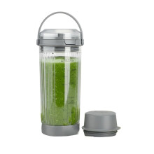 Replacement 18oz Blending Vessel Cup, Cap, Leakproof-Lid & Sip Spout and Blade Cover, BPA Free for Blast