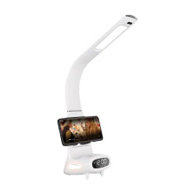LED Reading Desk Lamp with Soft Night Light 15W Wireless Fast Charging 5colour Temperature Inductive Dimming Desk Lamp A