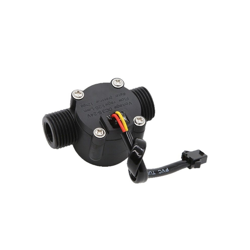 S201e G1/2" Water Flow Hall Sensor Flow Meter 1-25L/Min Flowmeter For Pipeline Liquid Measurement Monitoring 6033495073437