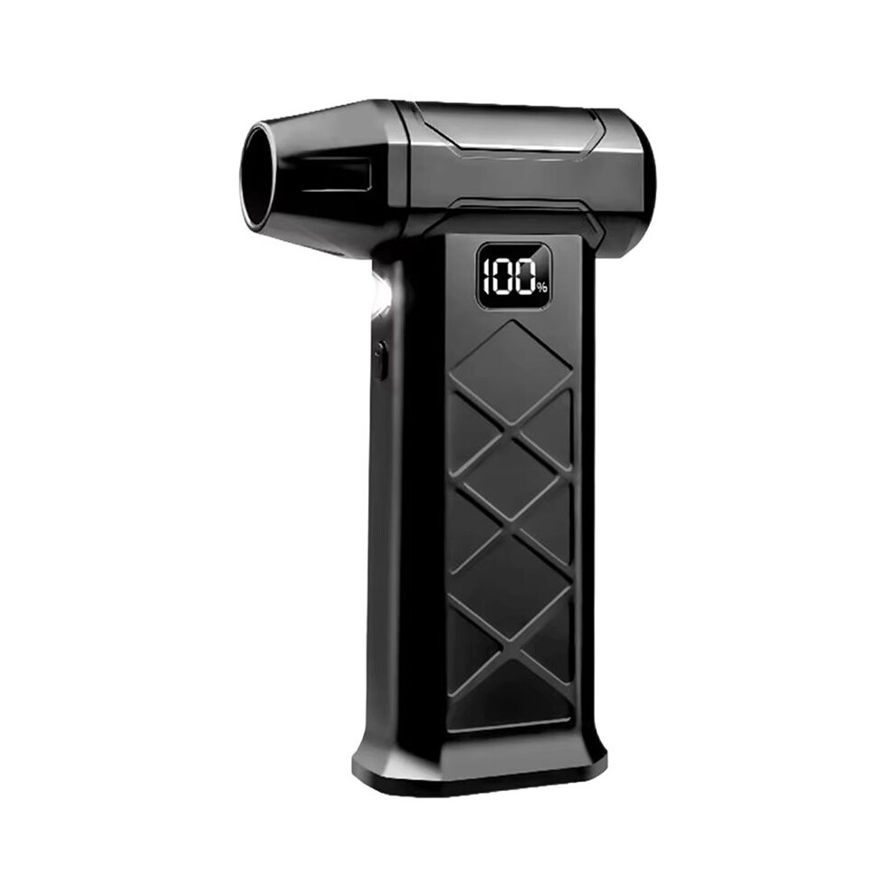 Handheld 800000 Rpm Fan 6000Mah Battery Portable Rechargeable Fan With Led 5 Speed Turbo Fan For Beach Travel Light 4711894449443