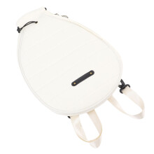 Wasserdichter großer Tennisrucksack 39,2 x 38,1 x 4,1 cm mit Nass- und Trockenfach Weiß